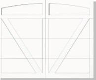 Carriage House Steel garage door