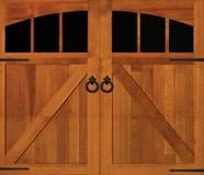 HandCrafted Wood garage door